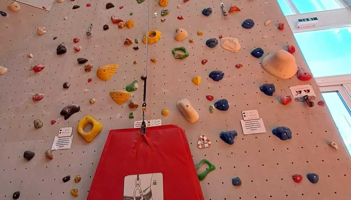 Autobelay Frontalansicht | © DAV Allgäu-Immenstadt