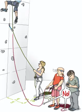 Volle Aufmerksamkeit beim Sichern | © DAV